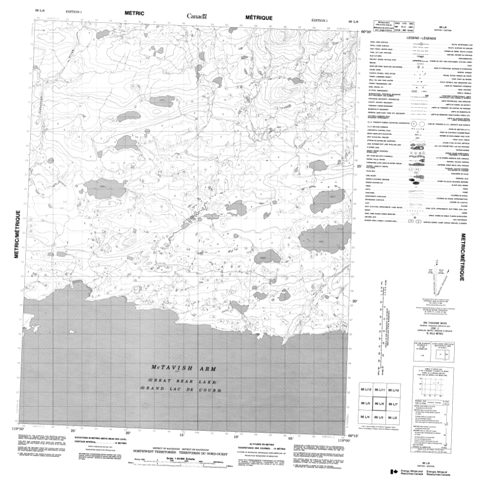 No Title Topographic Paper Map 086L06 at 1:50,000 scale