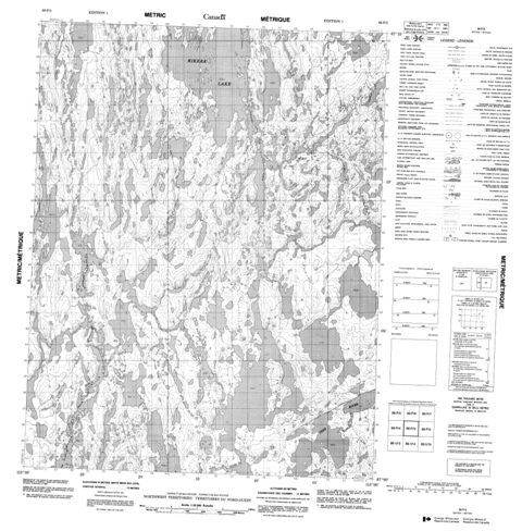 No Title Topographic Paper Map 086P03 at 1:50,000 scale