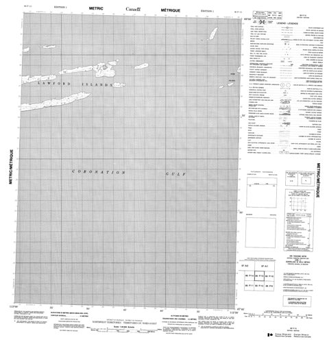 No Title Topographic Paper Map 086P15 at 1:50,000 scale