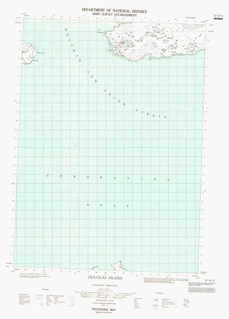 Douglas Island Topographic Paper Map 087A07E at 1:50,000 scale