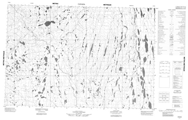 No Title Topographic Paper Map 087B06 at 1:50,000 scale