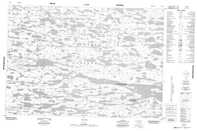 No Title Topographic Paper Map 087D01 at 1:50,000 scale