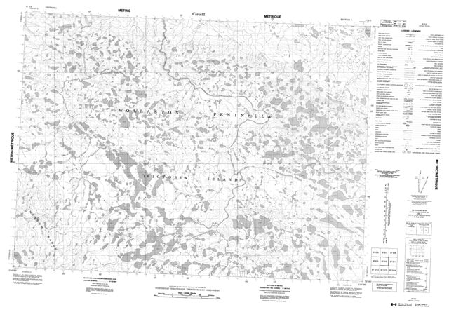 No Title Topographic Paper Map 087E02 at 1:50,000 scale