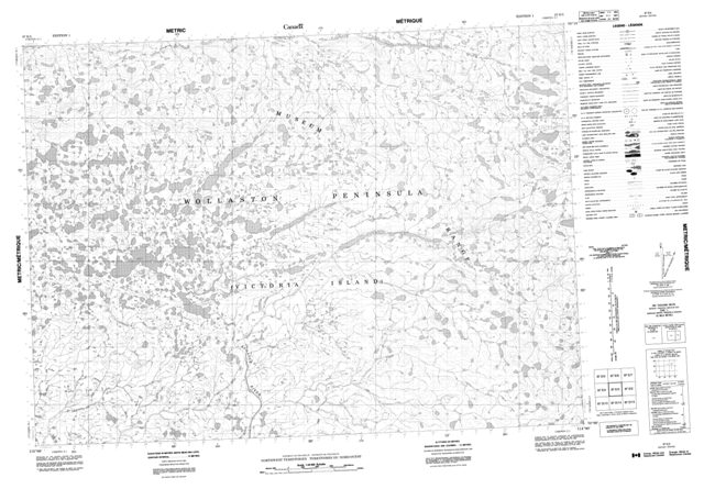 No Title Topographic Paper Map 087E03 at 1:50,000 scale