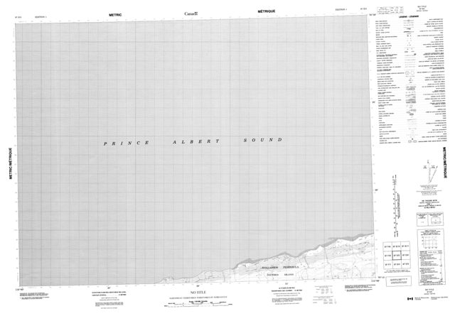 No Title Topographic Paper Map 087E05 at 1:50,000 scale