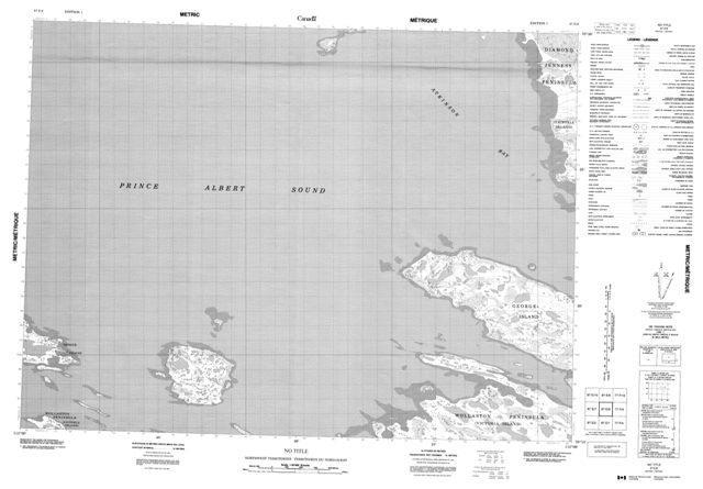 No Title Topographic Paper Map 087E08 at 1:50,000 scale