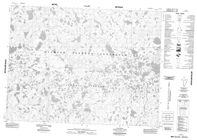 No Title Topographic Paper Map 087E15 at 1:50,000 scale