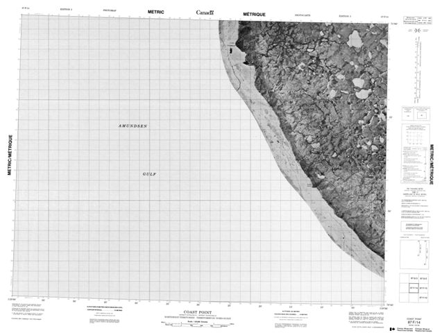 Coast Point Topographic Paper Map 087F14 at 1:50,000 scale