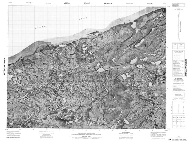 No Title Topographic Paper Map 087G02 at 1:50,000 scale