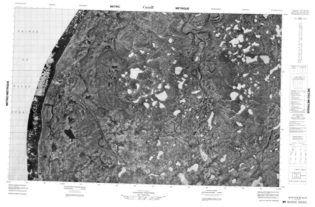 No Title Topographic Paper Map 087G14 at 1:50,000 scale