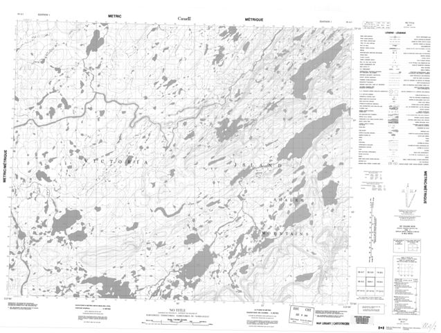 No Title Topographic Paper Map 088A01 at 1:50,000 scale