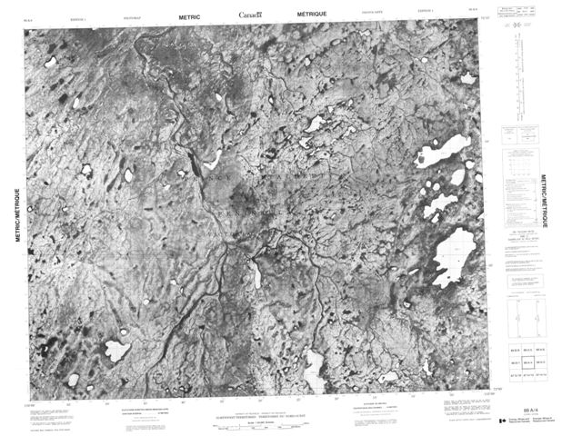 No Title Topographic Paper Map 088A04 at 1:50,000 scale