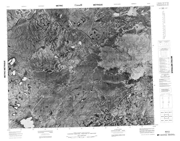 No Title Topographic Paper Map 088A05 at 1:50,000 scale