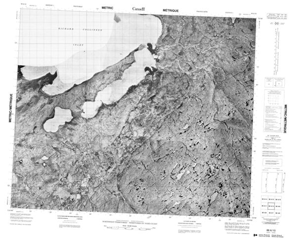 No Title Topographic Paper Map 088A10 at 1:50,000 scale