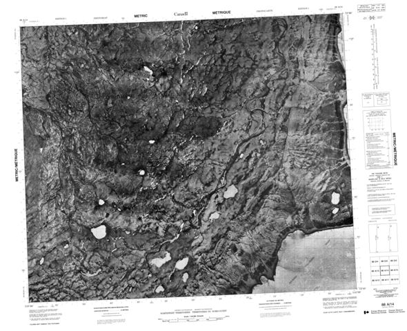 No Title Topographic Paper Map 088A14 at 1:50,000 scale