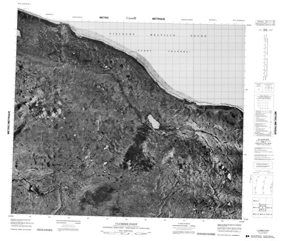 Clumber Point Topographic Paper Map 088A16 at 1:50,000 scale