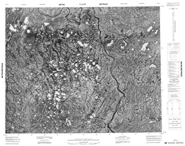 No Title Topographic Paper Map 088B01 at 1:50,000 scale