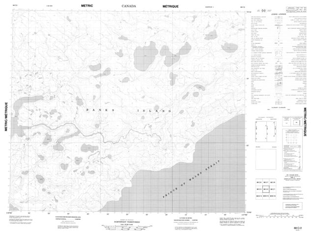 No Title Topographic Paper Map 088C02 at 1:50,000 scale