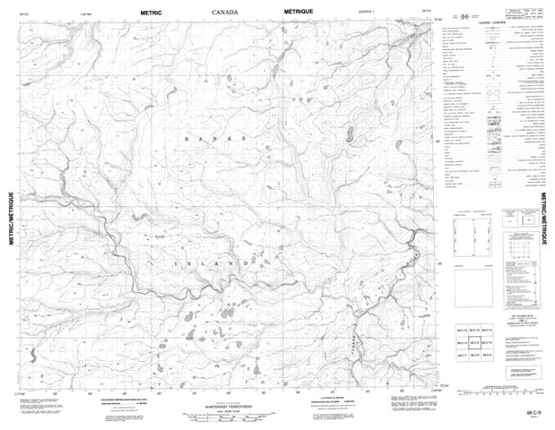 No Title Topographic Paper Map 088C09 at 1:50,000 scale