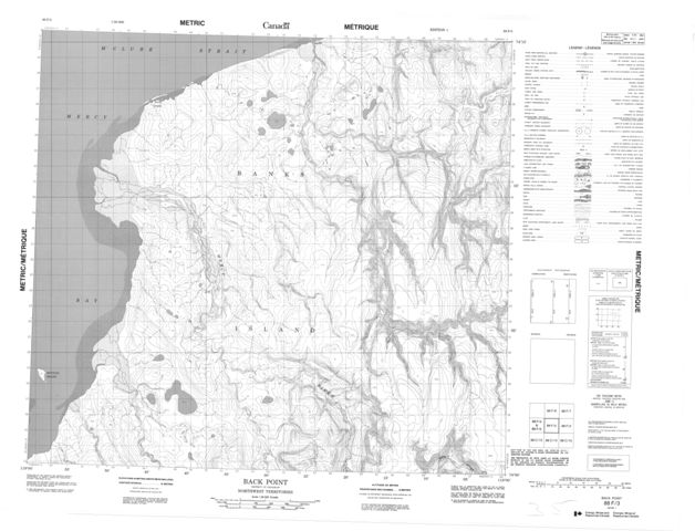 Back Point Topographic Paper Map 088F03 at 1:50,000 scale
