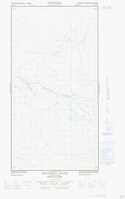 Kiwigana River Topographic Paper Map 094O07W at 1:50,000 scale