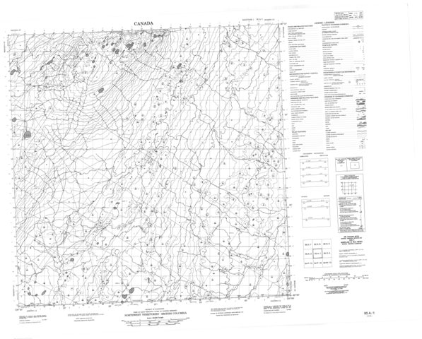 No Title Topographic Paper Map 095A01 at 1:50,000 scale