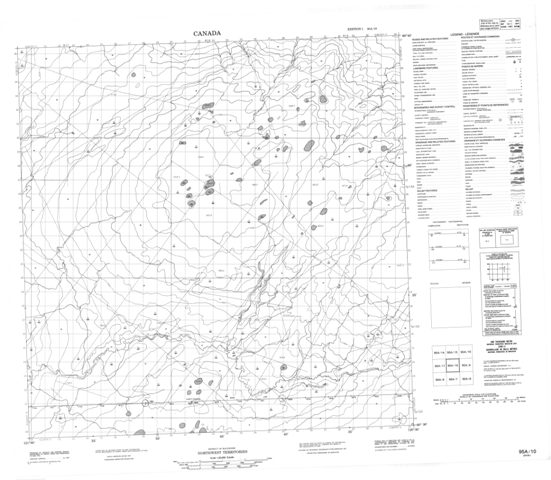 No Title Topographic Paper Map 095A10 at 1:50,000 scale
