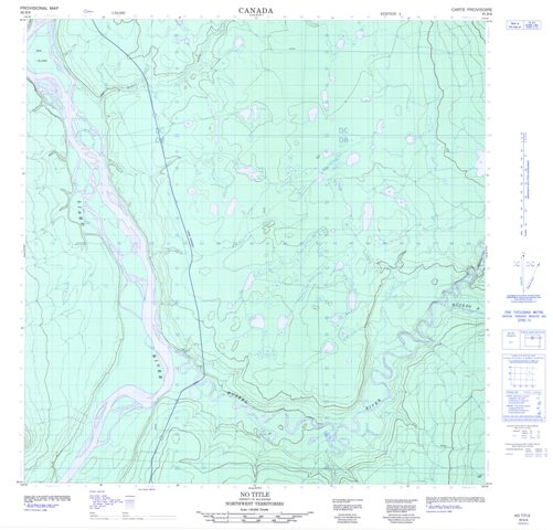 No Title Topographic Paper Map 095B06 at 1:50,000 scale