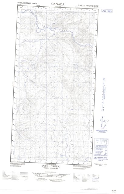 Pool Creek Topographic Paper Map 095C05W at 1:50,000 scale