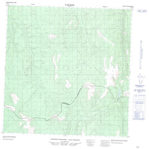 No Title Topographic Paper Map 095C14 at 1:50,000 scale