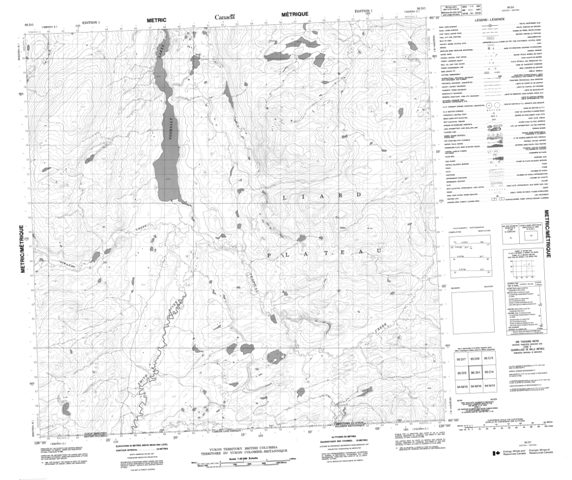 No Title Topographic Paper Map 095D01 at 1:50,000 scale