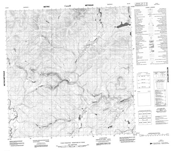No Title Topographic Paper Map 095D07 at 1:50,000 scale