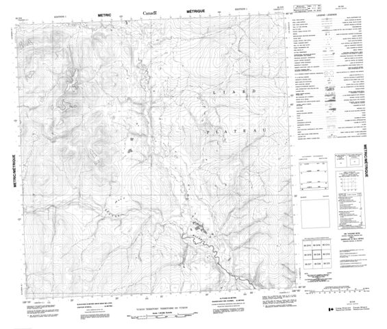 No Title Topographic Paper Map 095D09 at 1:50,000 scale