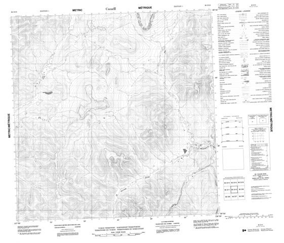 No Title Topographic Paper Map 095D10 at 1:50,000 scale