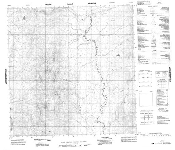 No Title Topographic Paper Map 095D11 at 1:50,000 scale