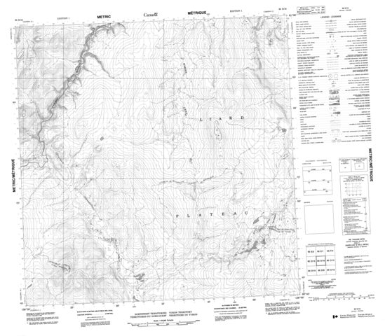 No Title Topographic Paper Map 095D16 at 1:50,000 scale