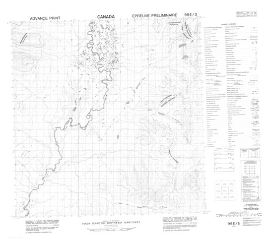 No Title Topographic Paper Map 095E03 at 1:50,000 scale