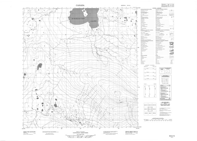 No Title Topographic Paper Map 095G10 at 1:50,000 scale