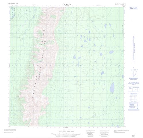No Title Topographic Paper Map 095G11 at 1:50,000 scale