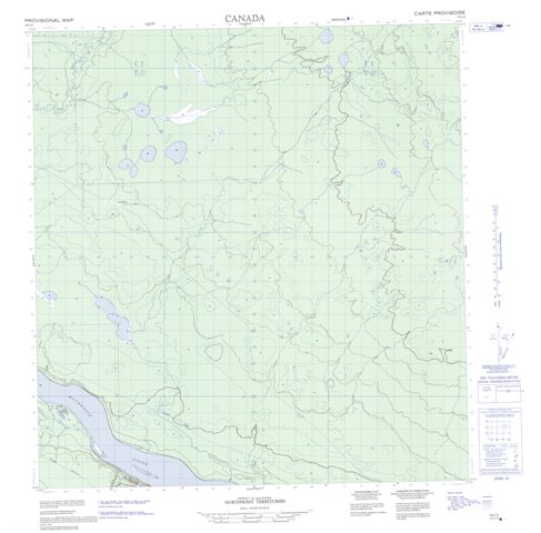 No Title Topographic Paper Map 095I04 at 1:50,000 scale