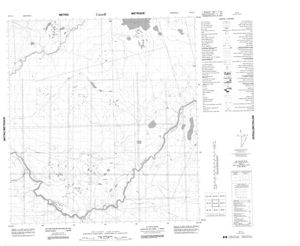 No Title Topographic Paper Map 095I12 at 1:50,000 scale
