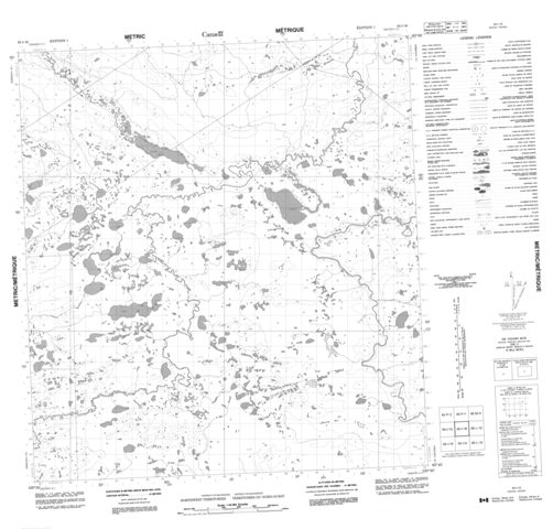No Title Topographic Paper Map 095I16 at 1:50,000 scale