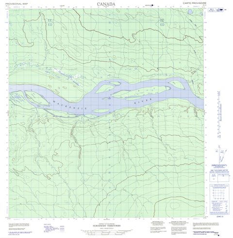 No Title Topographic Paper Map 095J02 at 1:50,000 scale