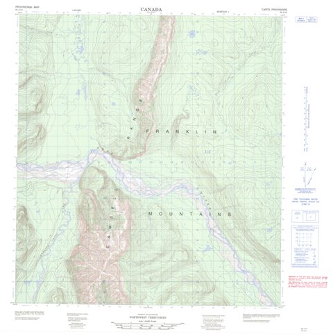 No Title Topographic Paper Map 095J13 at 1:50,000 scale