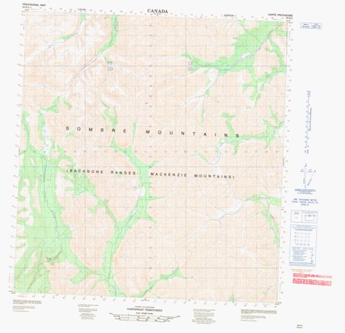 No Title Topographic Paper Map 095K04 at 1:50,000 scale