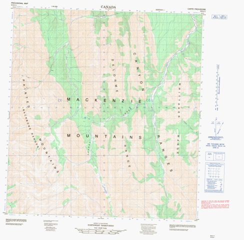 No Title Topographic Paper Map 095K11 at 1:50,000 scale