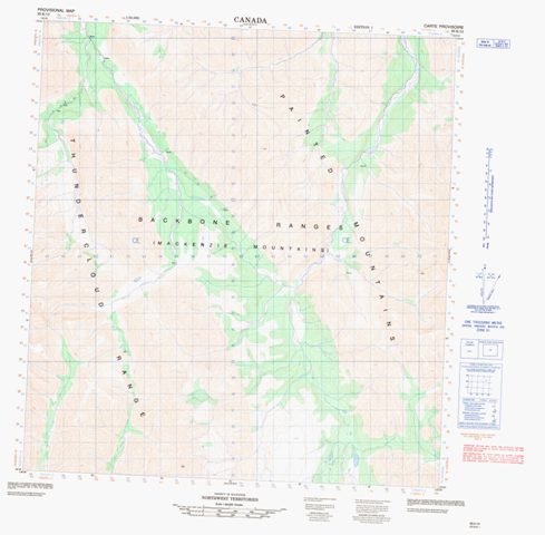 No Title Topographic Paper Map 095K12 at 1:50,000 scale