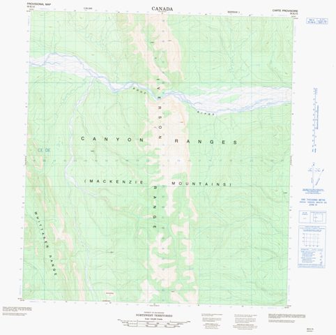 No Title Topographic Paper Map 095K15 at 1:50,000 scale