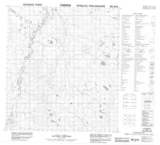 No Title Topographic Paper Map 095N08 at 1:50,000 scale
