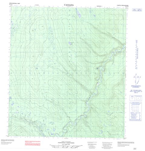 No Title Topographic Paper Map 095N09 at 1:50,000 scale
